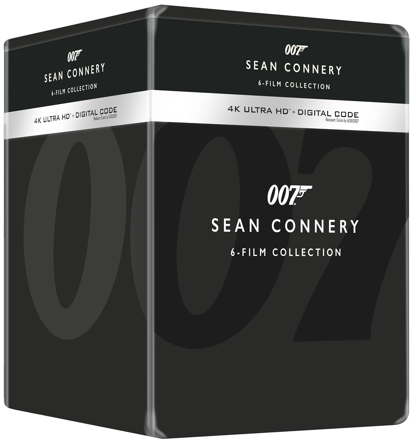 007: James Bond - Sean Connery 6-Film Collection - Limited Edition Steelbook Library Case (4K Ultra HD + Digital) US VERSION