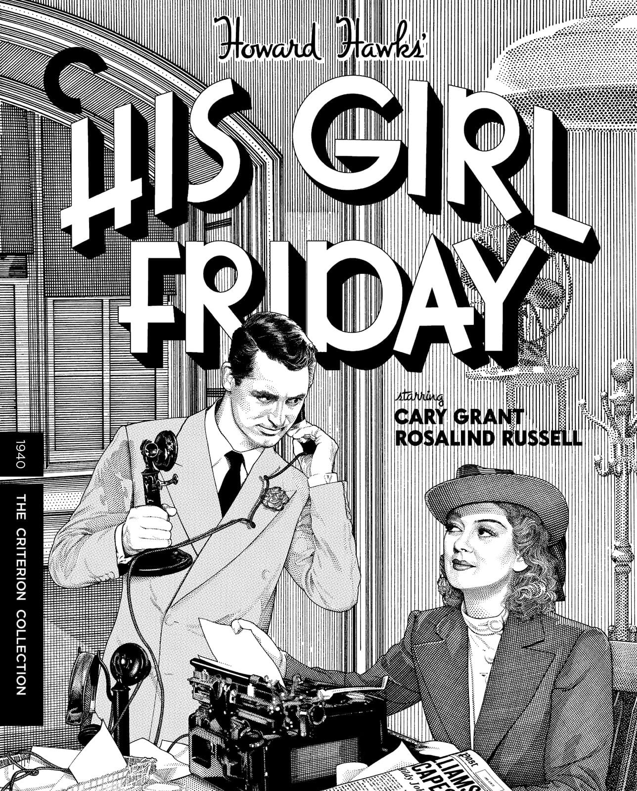 His Girl Friday (1940) (4K UHD + Blu-ray) Criterion Collection Preorder
