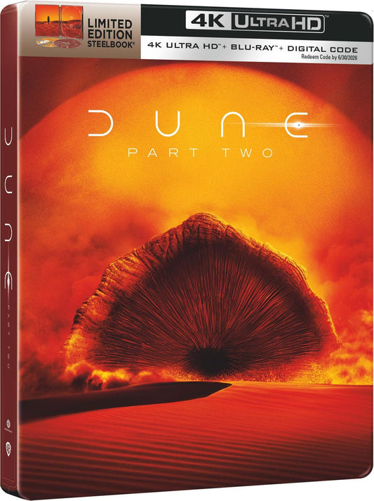 Dune: Part Two (2024) - Steelbook 4K UHD + Blu-Ray +Digital Code