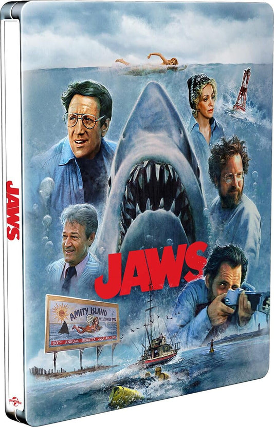 Jaws (1975) – 50th Anniversary Edition SteelBook (4K Ultra HD + Blu-ray) USA Version