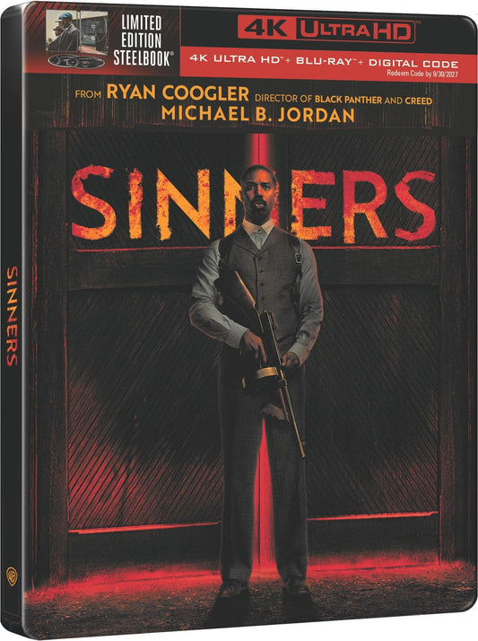 Sinners (2025) - Limited Edition Steelbook (4K Ultra HD + Blu-ray + Digital)