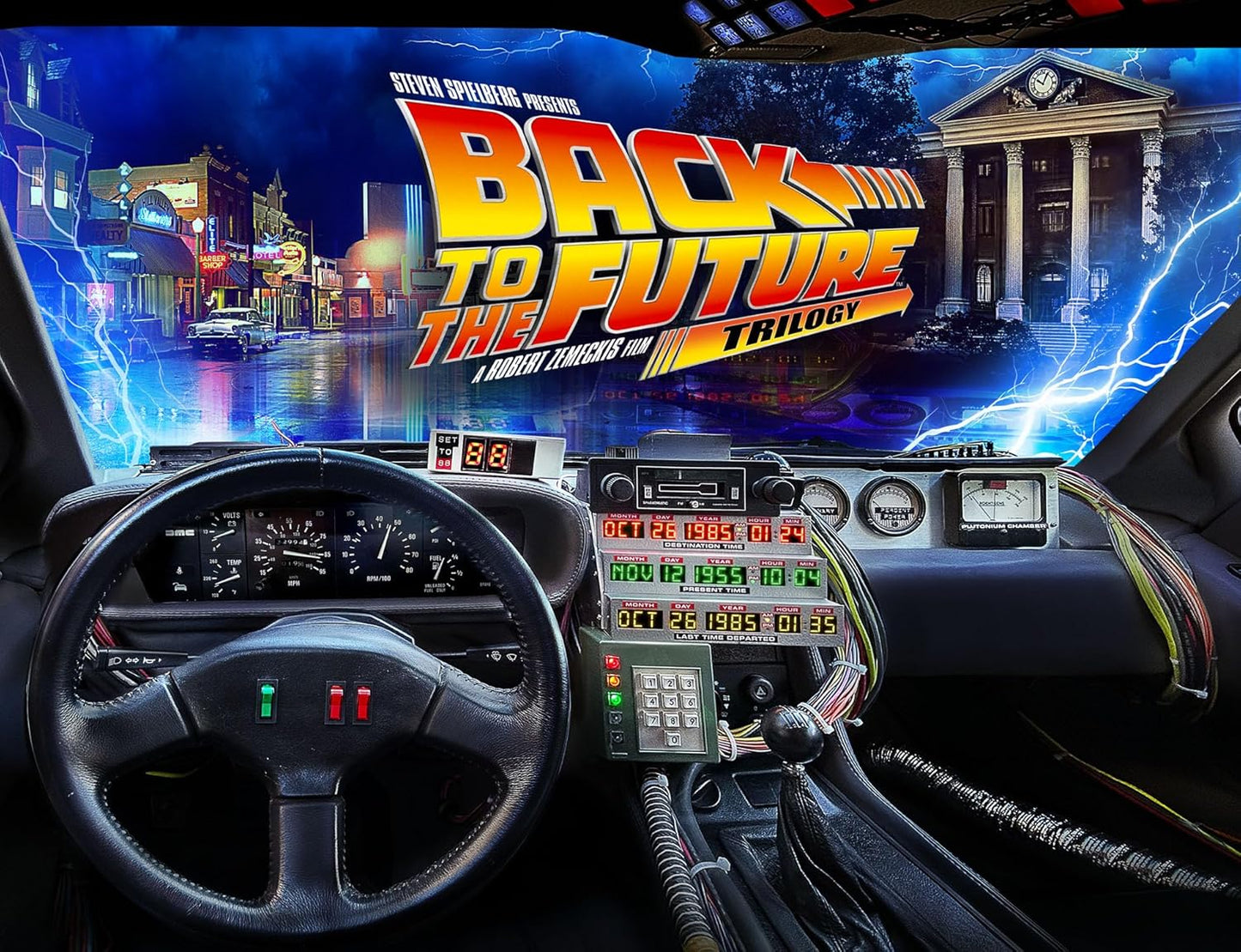 Back to the Future - 40th Anniversary 4K Trilogy Steelbook Giftset (Amazon Exclusive) Preorder