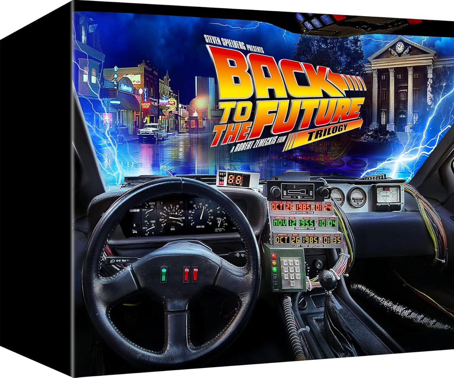 Back to the Future - 40th Anniversary 4K Trilogy Steelbook Giftset (Amazon Exclusive) Preorder
