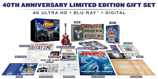Back to the Future - 40th Anniversary 4K Trilogy Steelbook Giftset (Amazon Exclusive) Preorder