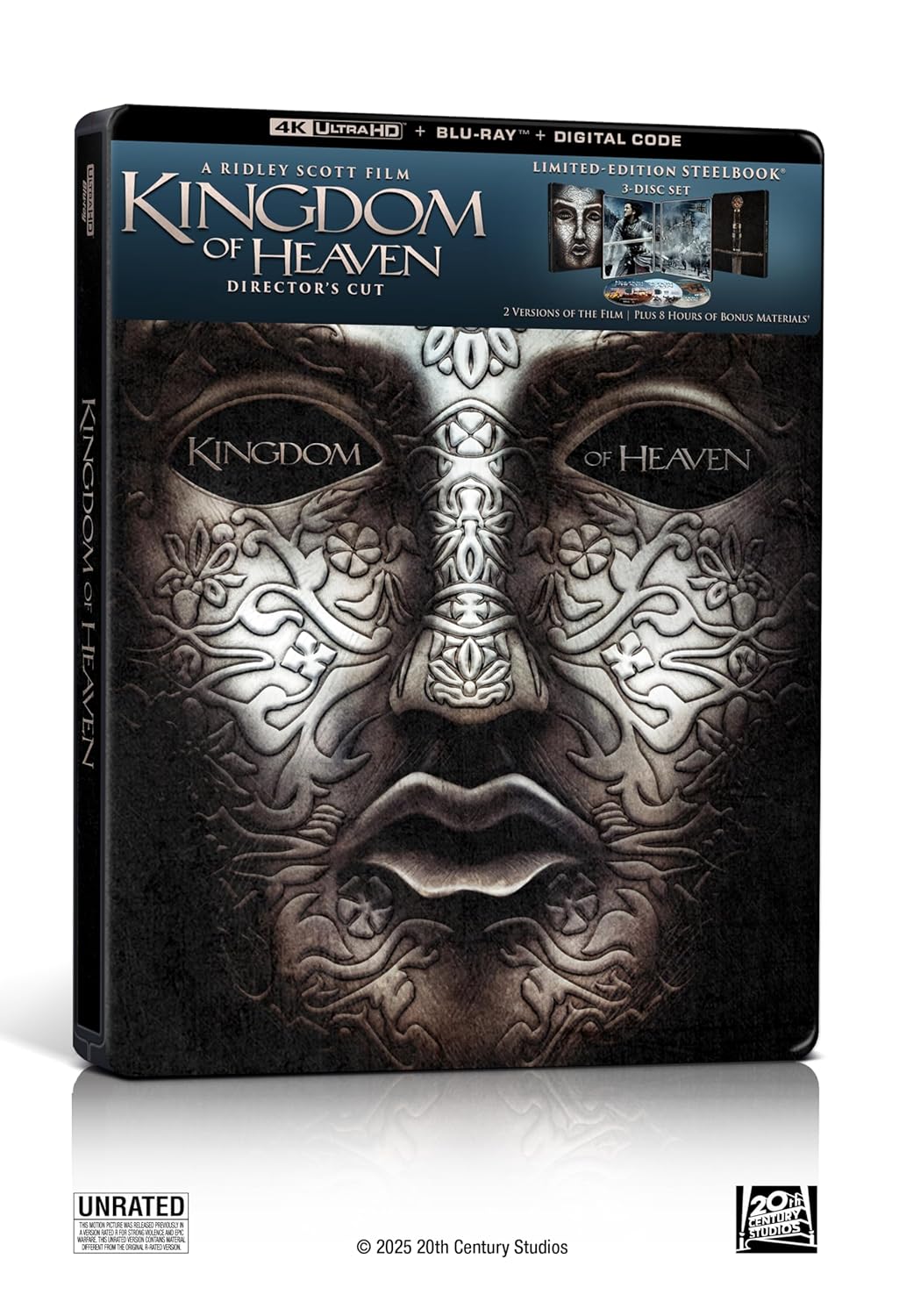 Kingdom Of Heaven (2005) (Director's Cut) (3 Discs) - (4K UHD/BD Combo + Digital + Steelbook) USA Version