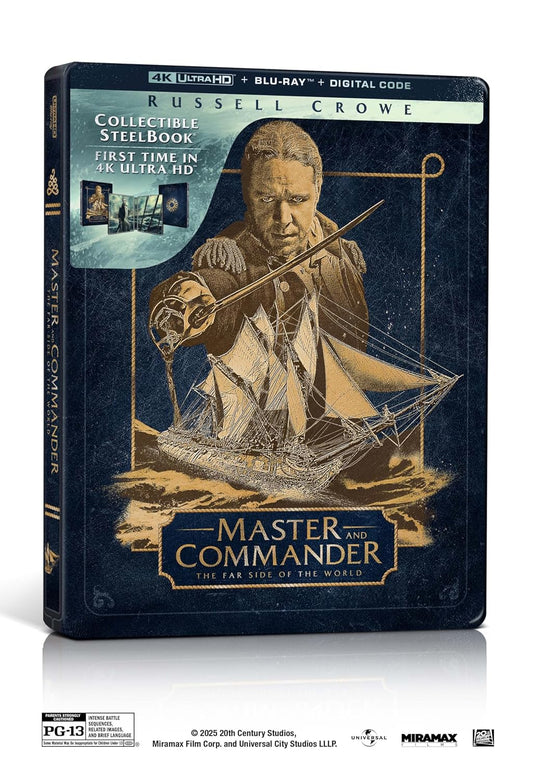 Master And Commander: The Far Side Of The World - 4K UHD Combo + Digital + Steelbook