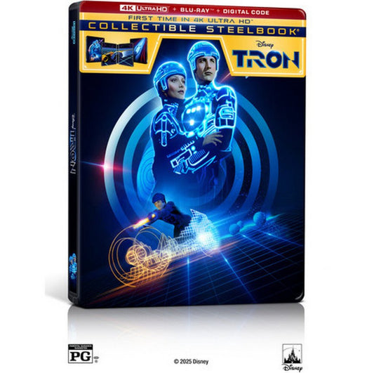 Tron (1982) (Steelbook) (4K Ultra HD + Blu-ray + Digital)